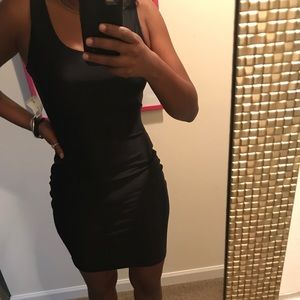 Black Spandex Dress Size Medium Fashion Nova